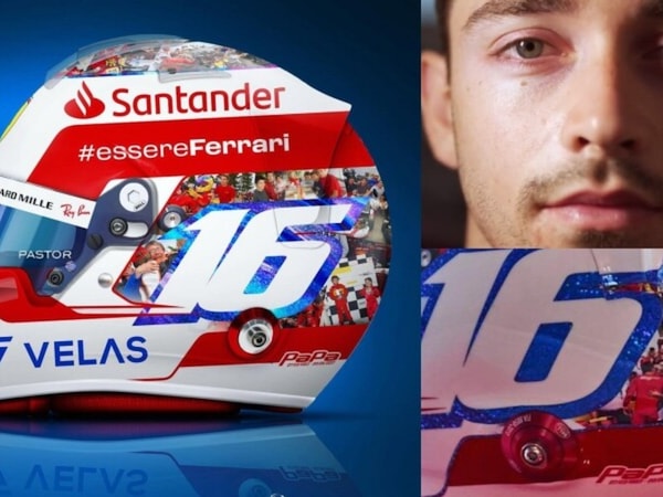 GP Francia, Leclerc ricorda papà Hervé nel suo casco