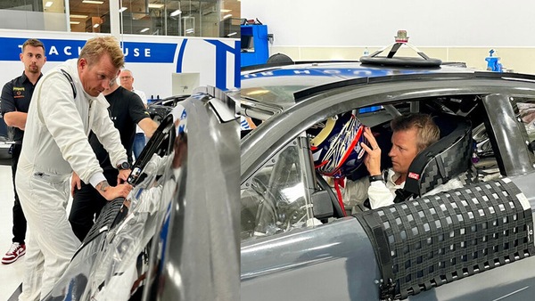 Kimi Raikkonen, primo contatto con la Nascar di Trackhouse Racing