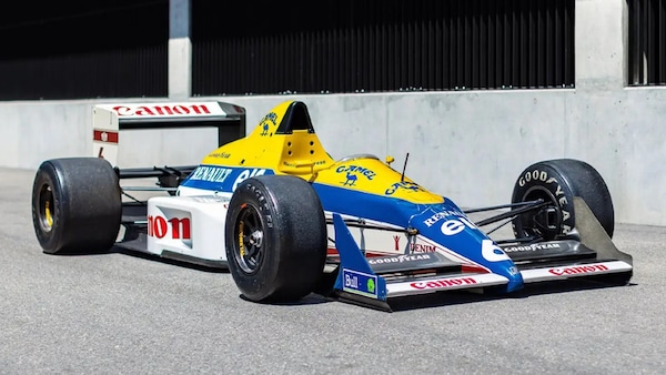 Williams FW12C, all'asta quella di Riccardo Patrese