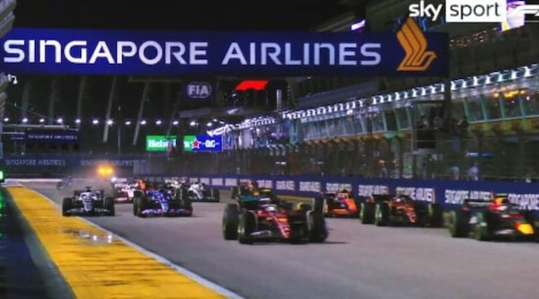 F1 video Highlights GP Singapore: pole, partenza, sorpassi, arrivo