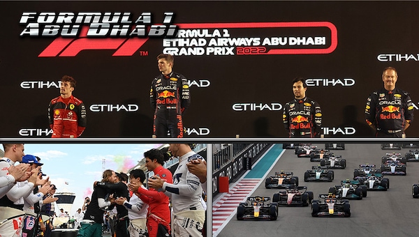 GP Abu Dhabi: Verstappen chiude in bellezza, Leclerc batte Perez e Vettel fa piangere