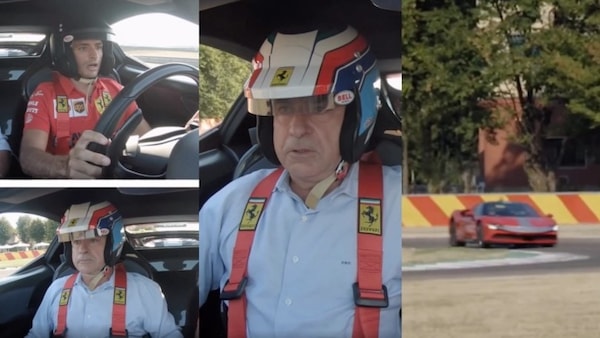 Papà Sainz è terrorizzato: al volante della Ferrari c'è Carlos Jr