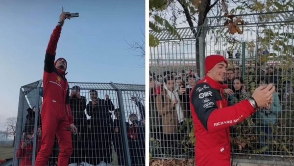 Miracolo a Fiorano: Leclerc coi tifosi, agratis