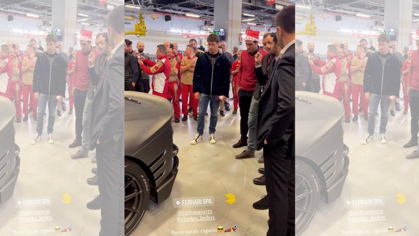 Carlos Sainz, regalo di Natale a 12 cilindri con la 812 Competizione