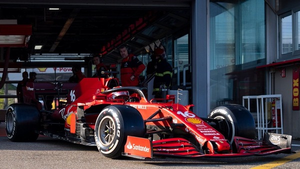 Leclerc torna al volante della Ferrari e fa 366 km a Fiorano
