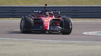 Ferrari SF-23 in pista a Fiorano