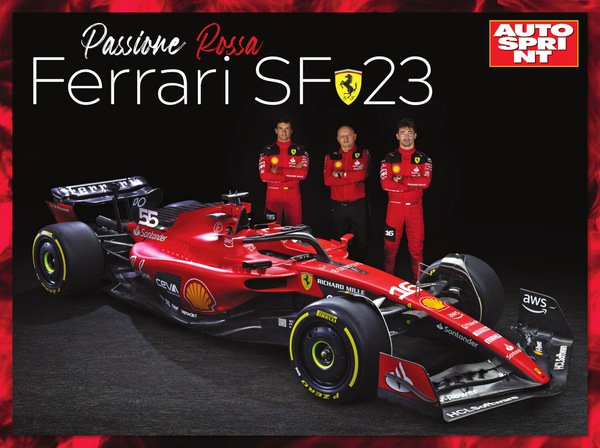 Ferrari SF-23, nata per vincere, il poster in edicola