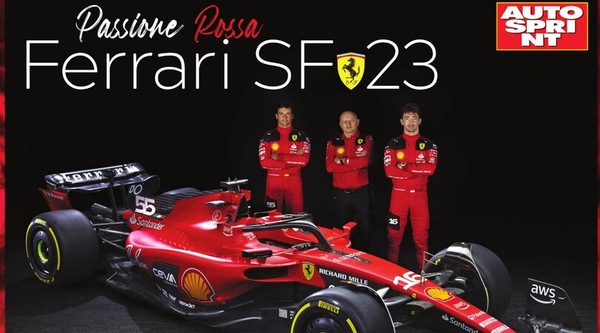 Ferrari SF-23, nata per vincere, il poster in edicola