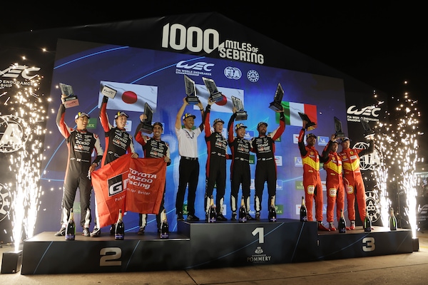WEC, 1000 miglia di Sebring: Toyota fa doppietta ma la Ferrari è terza!
