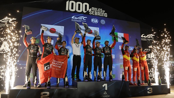 WEC, 1000 miglia di Sebring: Toyota fa doppietta ma la Ferrari è terza!