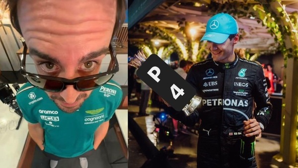 Alonso-Russell, botta e risposta social dopo il podio di Jeddah