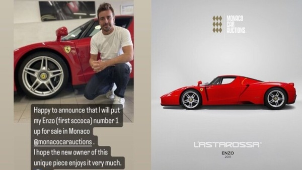 La Ferrari Enzo "telaio 1" di Alonso è in vendita