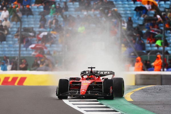GP Gran Bretagna, FP3: Leclerc il più veloce, poi arriva la pioggia