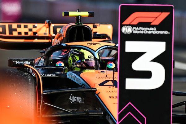 Norris: "Non lontani dalla pole position, per questo sono un po' deluso"