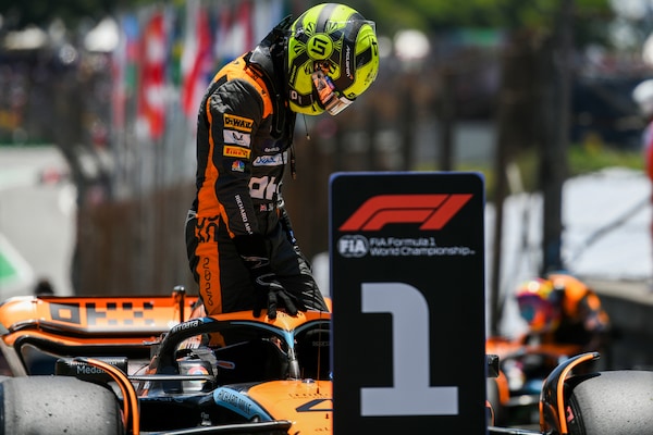 Norris partirà primo nella Gara Sprint in Brasile: "Pole con un giro orrendo"