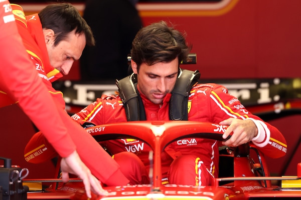 Sainz, il recupero alla prova della pista senza strafare