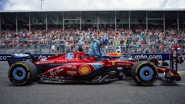 Ferrari SF-24 evoluta in pista a Fiorano