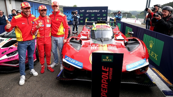 WEC, 6 Ore di Spa con scintille di Fuoco: la Ferrari conquista la pole