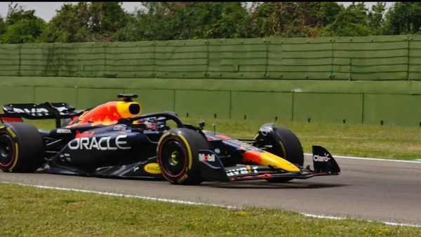 Verstappen ha girato a Imola!