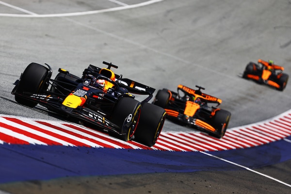GP Austria, Sprint: un super Verstappen piega le McLaren, Sainz 5° e Leclerc 7°