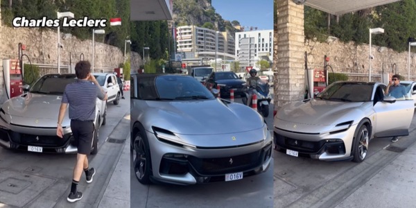 Leclerc pizzicato a Monaco: cosa fa con la nuova Ferrari da oltre 400mila euro