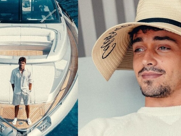 Leclerc, relax a Montecarlo: piscina e yacht di lusso