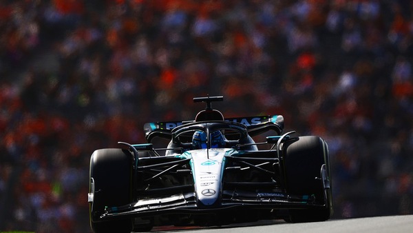 GP Olanda, FP2: Russell davanti a tutti, Ferrari insegue. Bene Norris sul passo