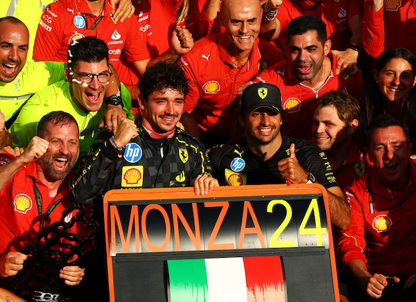 Leclerc è il Re d'Italia: che trionfo Ferrari a Monza