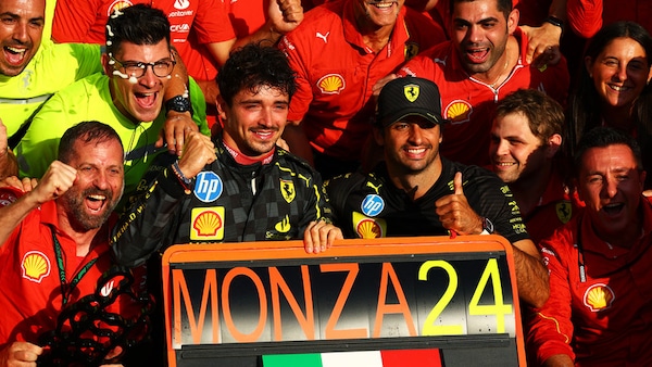 Leclerc è il Re d'Italia: che trionfo Ferrari a Monza