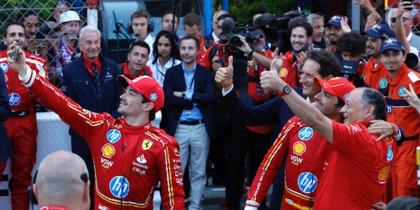 Vasseur ed Elkann in estasi per la vittoria di Leclerc a Monza
