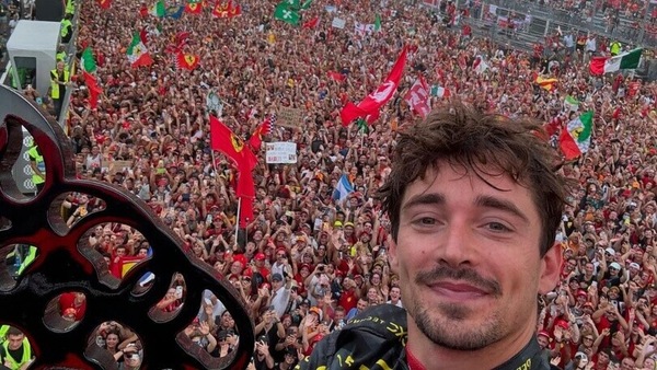 Leclerc re di Monza, ma i Tifosi Ferrari sono la sua forza: “Siete i numeri 1”