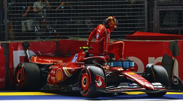 Ferrari, l'incidente di Sainz a Singapore