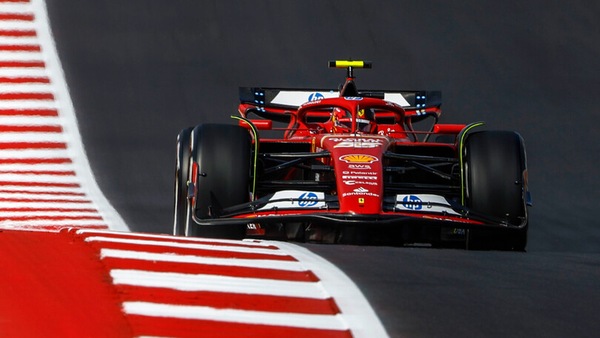 GP USA, FP1: 1-2 Ferrari, poi Verstappen e le McLaren