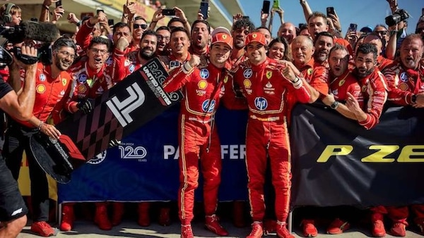 Le foto più belle del tripudio Ferrari ad Austin