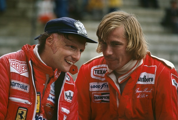 Ferrari-McLaren, grandi sfide: Lauda, Hunt ed il 1976, roba da film
