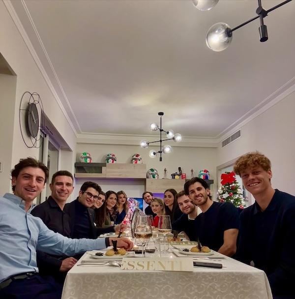 Giovinazzi e Pier Guidi insieme a... Sinner e Ciccone: il Capodanno è da veri sportivi!