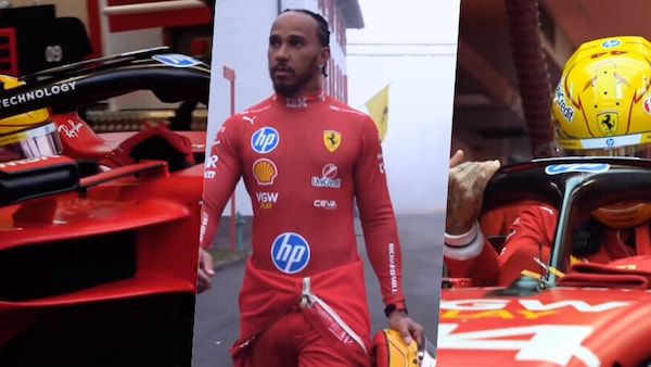 Lewis Hamilton a Fiorano: il primo giro in Ferrari