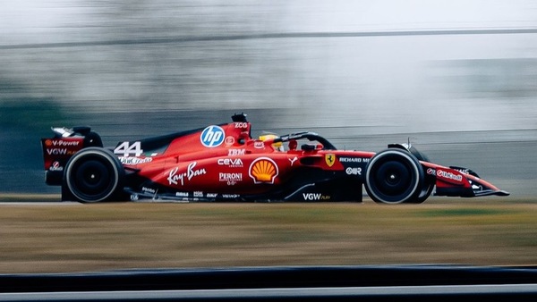 Hamilton, incidente nel test Ferrari a Barcellona