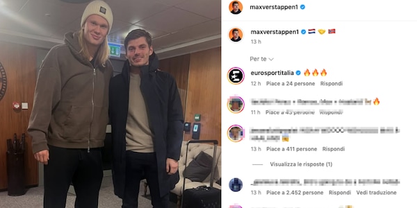 Verstappen insieme ad Haaland... aspettando Klopp