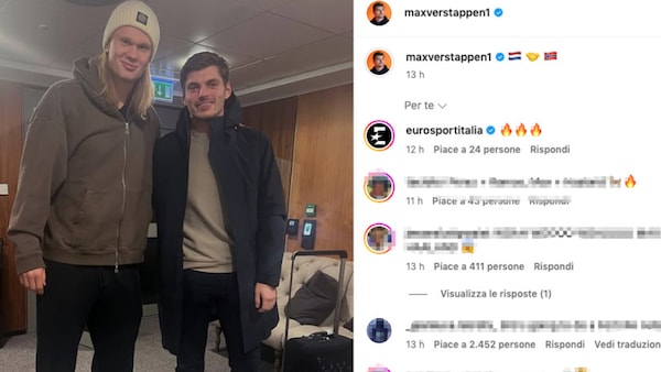 Verstappen insieme ad Haaland... aspettando Klopp
