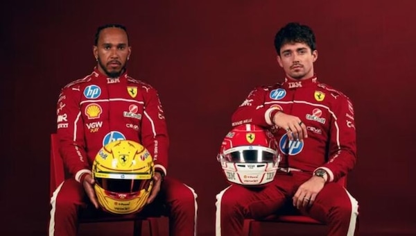 Hamilton e Leclerc: così belli e così... uguali in Ferrari