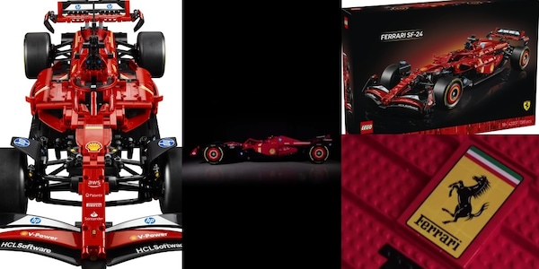 Ferrari, arriva finalmente in Italia la SF-24 in mattoncini Lego