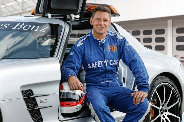 F1, Bernd Maylander festeggia 25 anni al volante della Safety Car