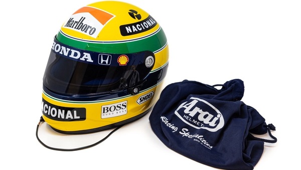 Senna, asta record per il casco di Spa 1992 e l'incidente di Comas