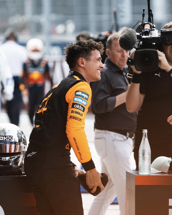 Norris 2° e contento: "Max ha fatto un giro da Max, pronto a lottare in gara"