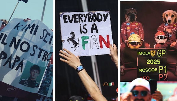 Ferrari e Antonelli, la passione dei tifosi italiani a Imola