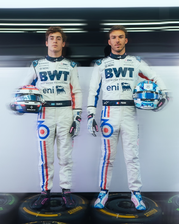 Alpine festeggia 70 anni: nuovo look per Gasly e Colapinto