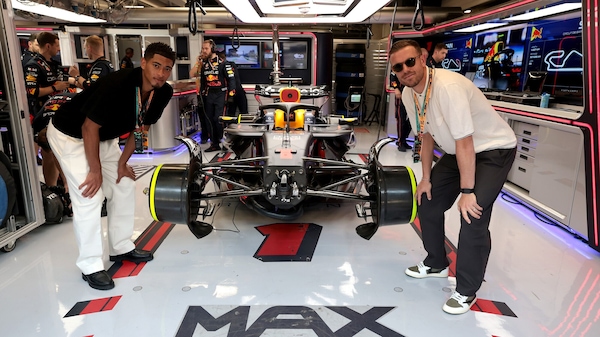 Da Harry Kane a Lewandowski: le stelle del calcio  al GP di Barcellona