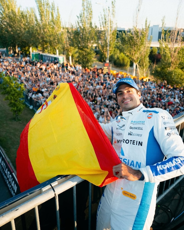 Show a Madrid di Carlos Sainz: una piccola anteprima del GP di Spagna 2026