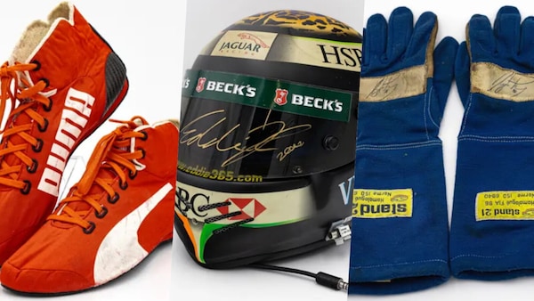 Da Senna a Schumacher, fino a Rosberg e Hamilton: all'asta da Sotheby's 300 cimeli dei campioni di F1